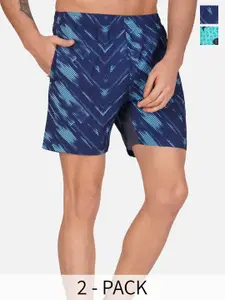 NEVER LOSE Men Printed Sports Shorts