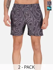 NEVER LOSE Men Printed Shorts