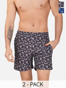 NEVER LOSE Men Printed Sports Shorts