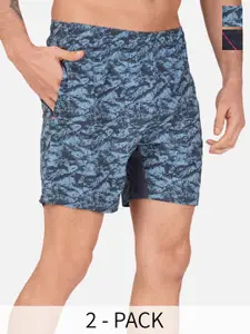 NEVER LOSE Men Printed Shorts