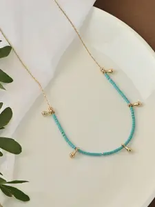 ToniQ Gold-Plated Beach Necklace