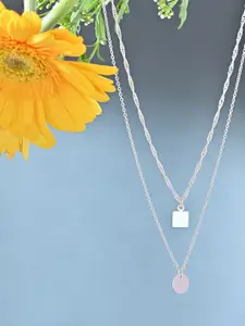 ToniQ Silver-Plated Layered Necklace