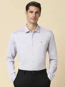 Allen Solly Slim Fit Geometric Printed Cotton Formal Shirt