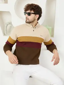KVETOO Colourblocked Acrylic Pullover