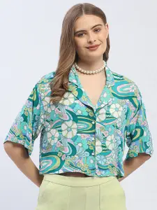Madame Women Floral Opaque Printed Casual Shirt