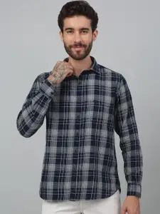 Cantabil Men Comfort Tartan Checks Opaque Checked Casual Shirt