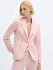MANGO Single-Breasted Formal Blazer