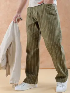 The Indian Garage Co Men Loose Fit Trousers