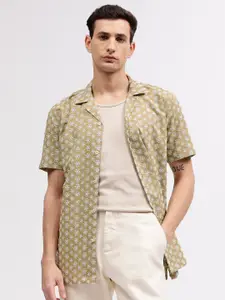 LINDBERGH Men Floral Opaque Printed Casual Shirt