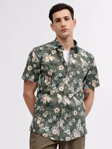 LINDBERGH Men Floral Opaque Printed Casual Shirt