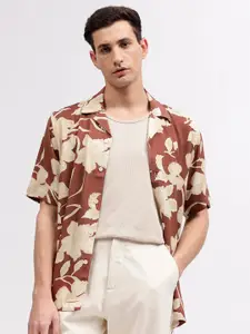 LINDBERGH Men Floral Opaque Printed Casual Shirt