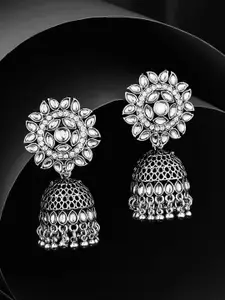 ATIBELLE Contemporary Jhumkas Earrings