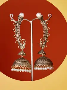 ATIBELLE Contemporary Jhumkas Earrings