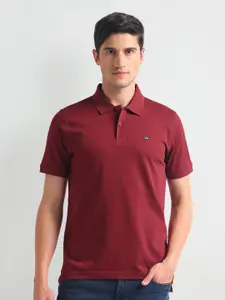 Arrow Sport Men Polo Collar Pockets T-shirt