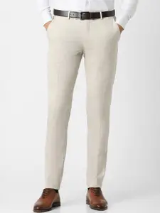 Peter England Men Slim Fit Trousers