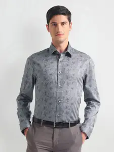 Arrow Men Floral Opaque Printed 1851 Formal Shirt