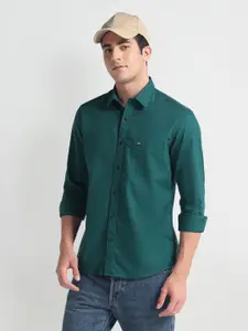 Arrow Sport Slim Fit Opaque Spread Collar  Casual Shirt