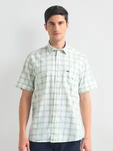 Arrow Sport Men Slim Fit Opaque Checked Casual Shirt