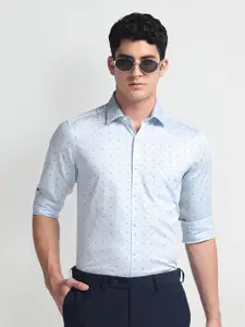 Arrow Men Slim Fit Opaque Printed Formal Shirt