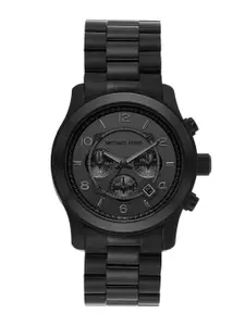 Michael Kors Men Printed Dial & Stainless Steel Bracelet Style Straps Analogue Watch MK9073