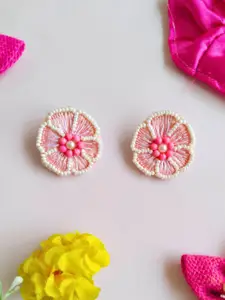 Sangria Beaded Stud Earrings