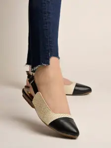 Shoetopia Girls Printed Open Toe Flats with Bows