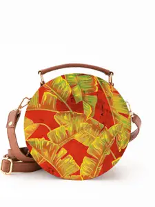Kalankit Floral Printed Structured Satchel