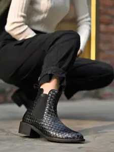 Shoetopia Girls Block-Heel Regular Boots
