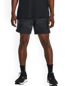 UNDER ARMOUR UA Project Rock  Men Unstoppable Camouflage-Printed Slim-Fit Shorts