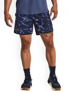 UNDER ARMOUR UA Project Rock Men Printed Mesh Loose-Fit Shorts