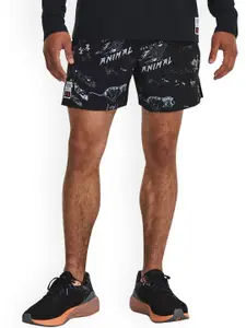 UNDER ARMOUR UA Run Like A Men Printed Loose-Fit Sporty Shorts