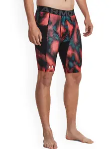 UNDER ARMOUR UA HeatGear Men Printed Skinny-Fit Long Shorts