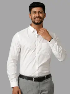 Ramraj New Spread Collar Long Sleeves Formal Shirt