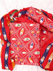 ASISA Printed Pure Cotton Unstitched Dress Material