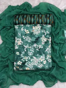 ASISA Printed Pure Cotton Unstitched Dress Material