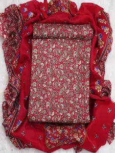 ASISA Printed Pure Cotton Unstitched Dress Material