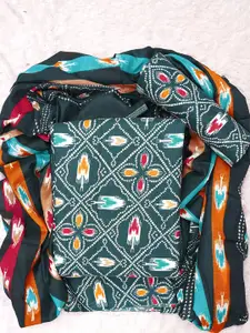 ASISA Printed Pure Cotton Unstitched Dress Material