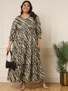 DEEBACO Print Maxi Dress