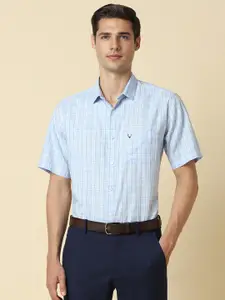 Allen Solly Men Slim Fit Opaque Checked Formal Shirt