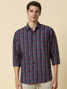 Allen Solly Slim Fit Tartan Checked Cotton Casual Shirt