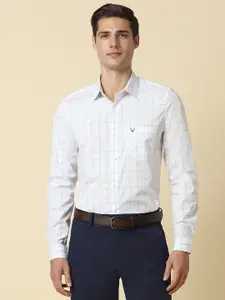 Allen Solly Slim Fit Windowpane Checked Formal Shirt