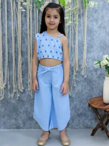 BownBee Girls Top with Palazzos