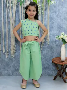 BownBee Girls Top with Palazzos