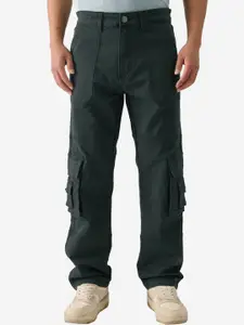 The Souled Store Men Straight Fit Low Distress Stretchable Jeans