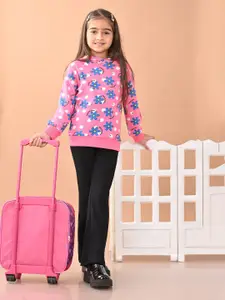 LilPicks Girls Printed Hooded Sweatshirt