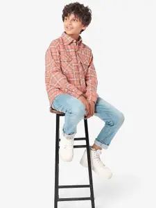 LilPicks Boys Relaxed Opaque Printed Casual Shirt