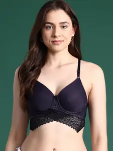 DressBerry Lace Design Bra - Full Coverage Underwired Lightly Padded