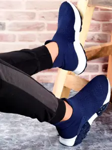 Bxxy Men Mesh High-Top Running Non-Marking Shoes