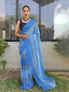 LeeliPeeri Designer Striped Art Silk Saree
