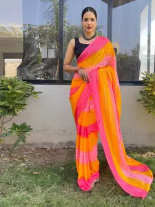 LeeliPeeri Designer Striped Zari Art Silk Saree